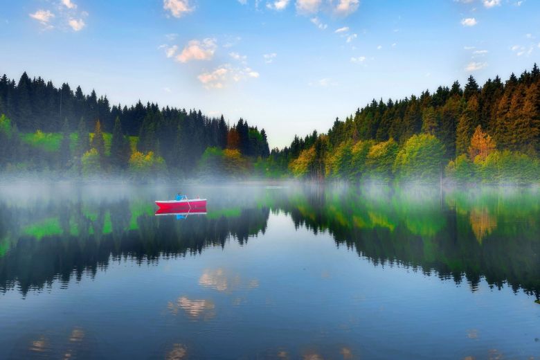 Lago Karagöl, en Turquía