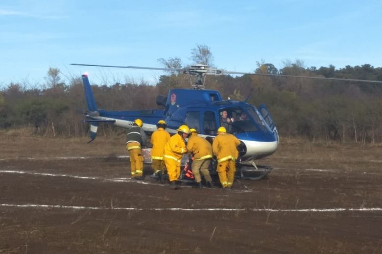 El incendio de las sierras está totalmente extinguido