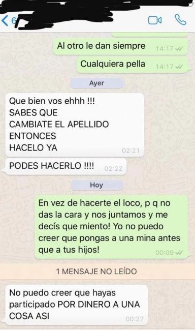 El fuerte chat de Claudio Paul Caniggia con su hijo Alex: “¡Cambiate el apellido ya!”