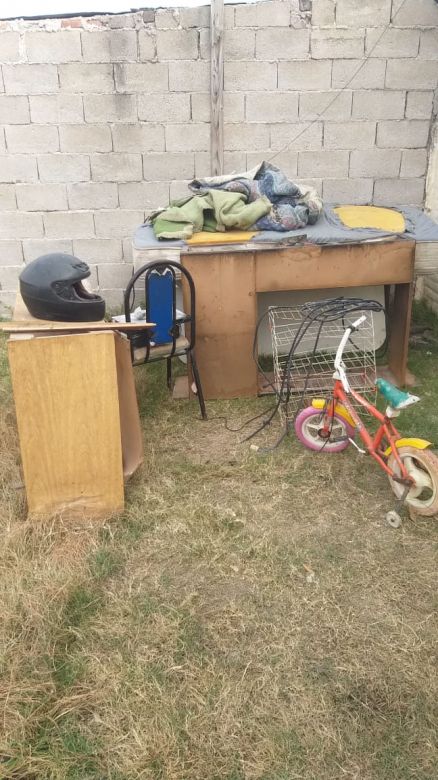 Un trabajador rural perdió todas sus pertenencias al incendiarse su vivienda en pasaje Obregón