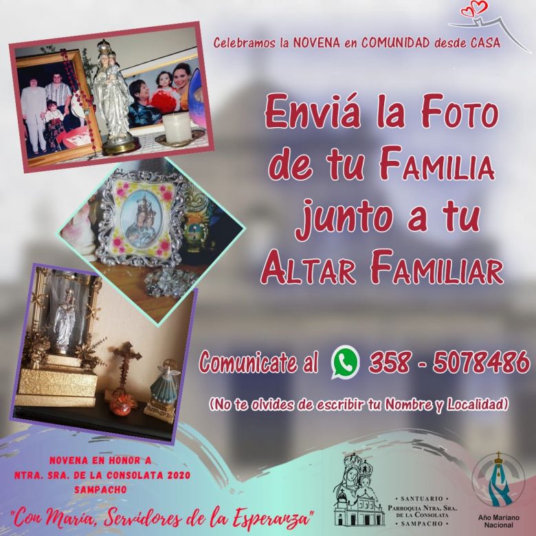 Celebración de La Consolata: Utiliza la virtualidad para fortalecerse en la novena 