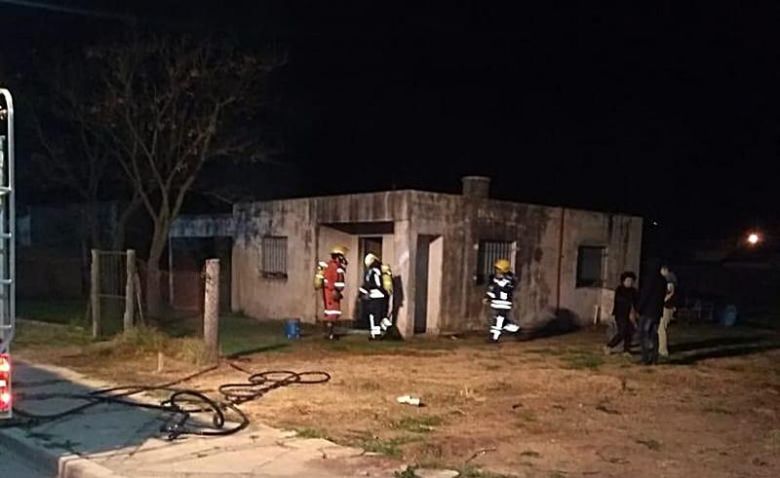 Una familia de Jovita en buen estado luego de sufrir un voraz incendio