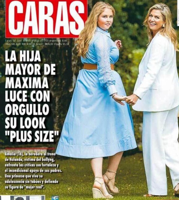 Repudian la tapa de "Caras" donde se opina sobre el cuerpo de la princesa de los Países Bajos