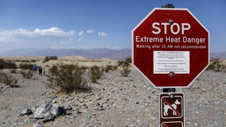 Death Valley, en California y Nevada, acaba de registrar la temperatura más alta de la Tierra