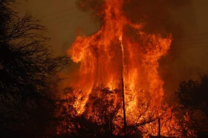 Más de 12 horas de intenso trabajo para sofocar un incendio próximo al Aero Club 