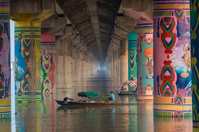 Crecida en el Ganges 