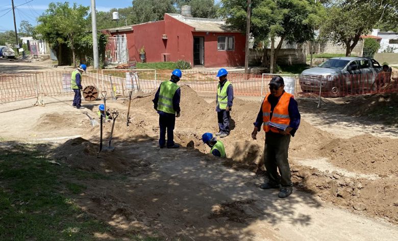 Comenzó la obra de ampliación de la red de desagües cloacales