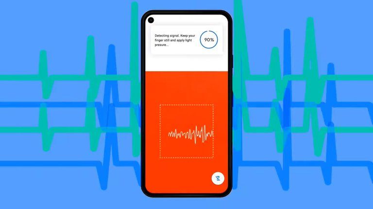 Google presentó una nueva función que mide la frecuencia cardíaca y respiratoria a través de la cámara del celular