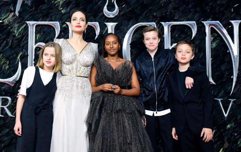 Angelina Jolie habla de sus seis hijos y de su forma “nada tradicional” de ser madre