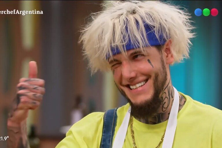 Alex Caniggia y otra gala prendido fuego en Masterchef Celebrity 2: “Me excita la cocina”