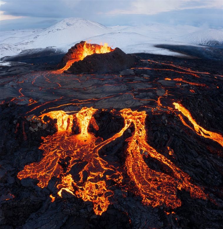 El volcán Fagradalsfjall