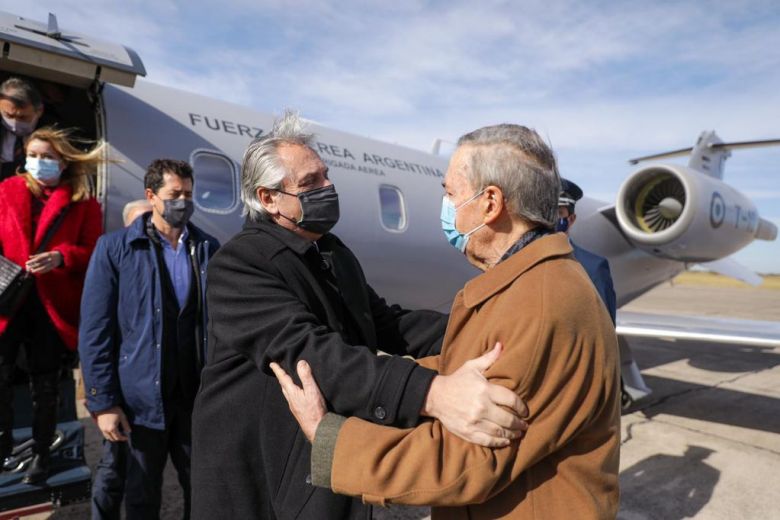 Córdoba: Alberto Fernández fue recibido por Schiaretti y presidió el acto en Fadea