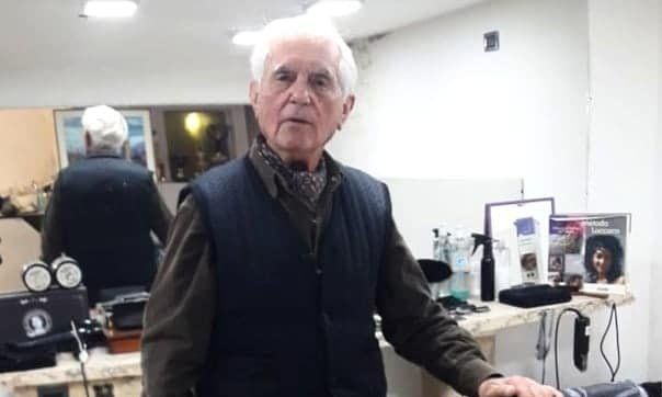 Falleció don Ambrosio Pervieux, referente de los peluqueros de Río Cuarto