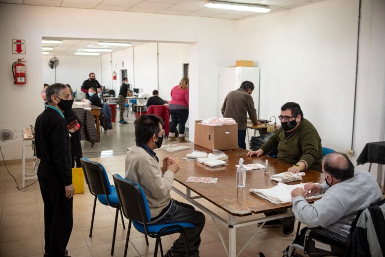 Taller Tobar Garcia: tras la finalización de las obras se retomaron las actividades