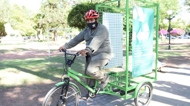 Impulsan la entrega de bici de cargas para recicladores urbanos