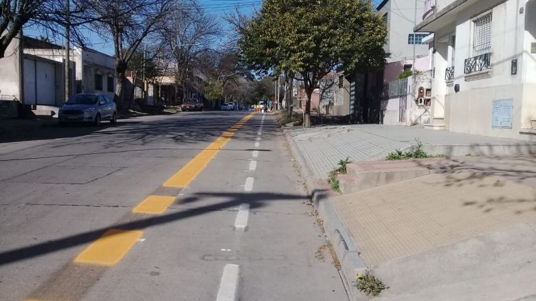 La ciclovía urbana estará lista para el fin de semana 