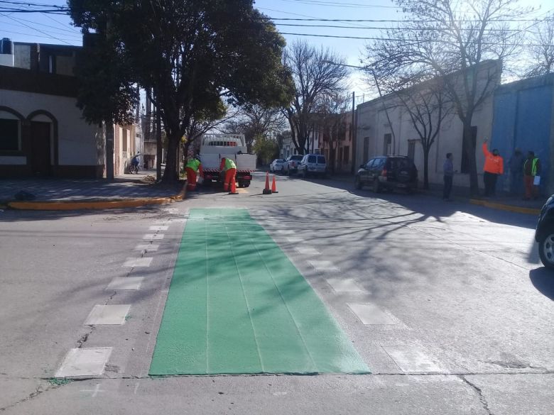 La ciclovía urbana estará lista para el fin de semana 