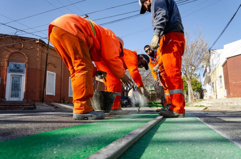 La ciclovía urbana estará lista para el fin de semana 