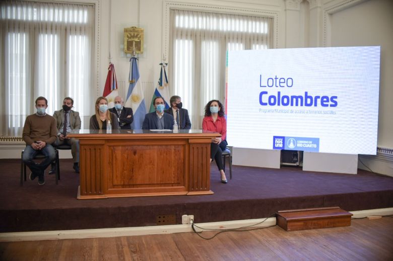 Llamosas presentó el programa municipal de acceso a terrenos sociales: “Loteo Colombres”