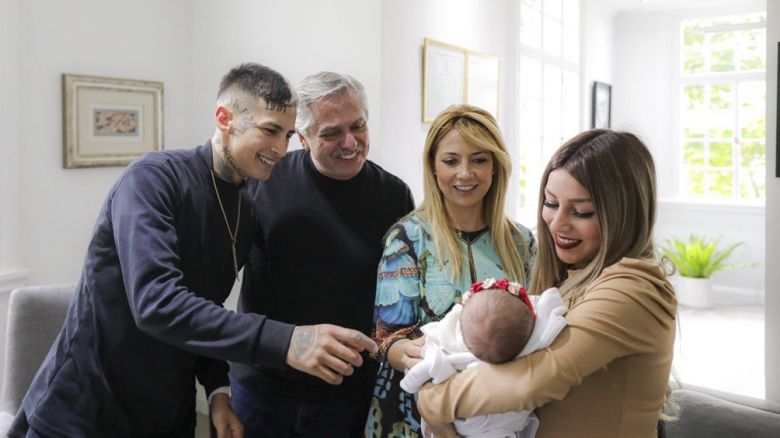 Alberto Fernández recibió al cantante L-Gante en la Quinta de Olivos