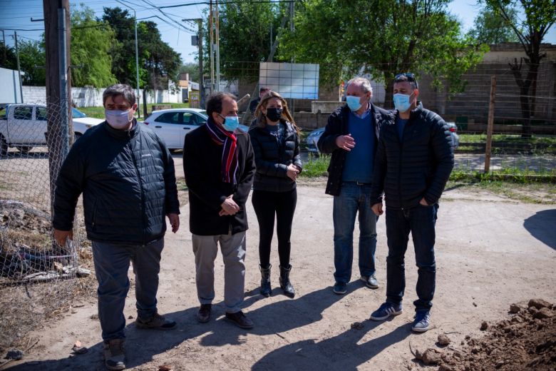 Avanzan los trabajos en el playón del Ex-Matadero