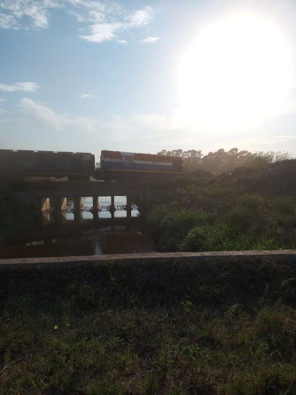 Un tren descarriló en cercanía de la ciudad