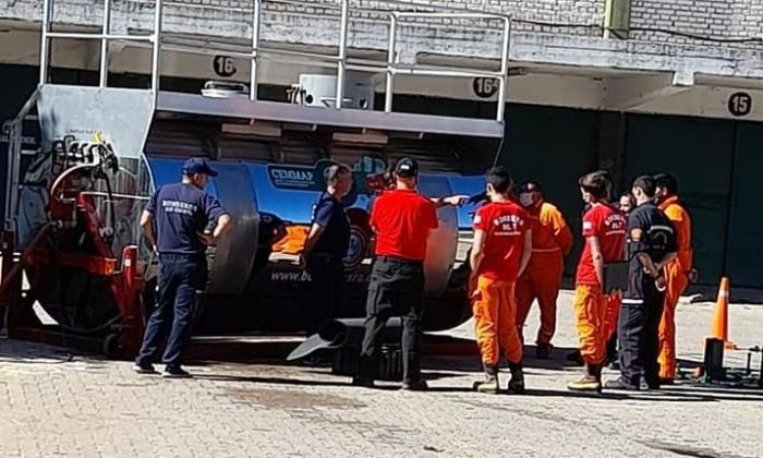 Bomberos participaron de una capacitación en manejo de siniestros de materiales químicos