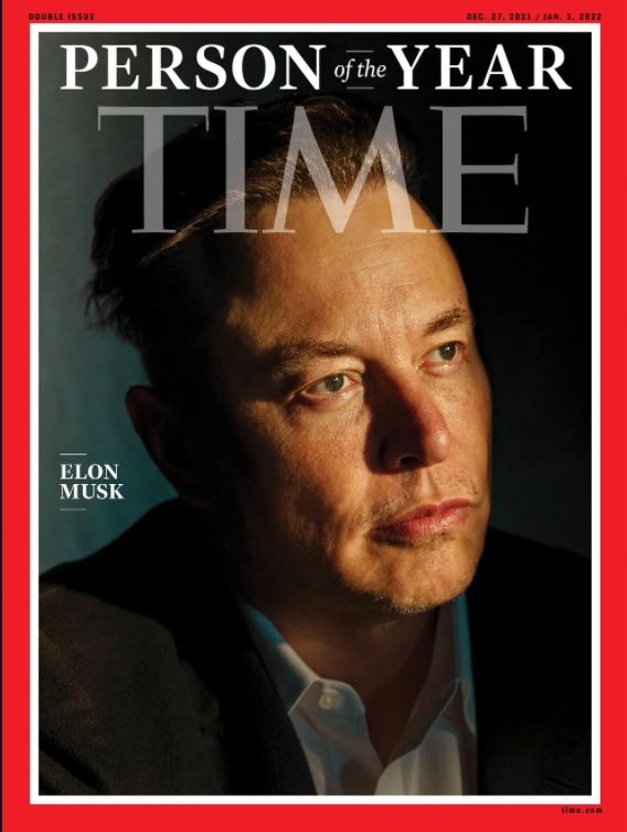 Elon Musk fue elegido “persona del año” por la revista Time