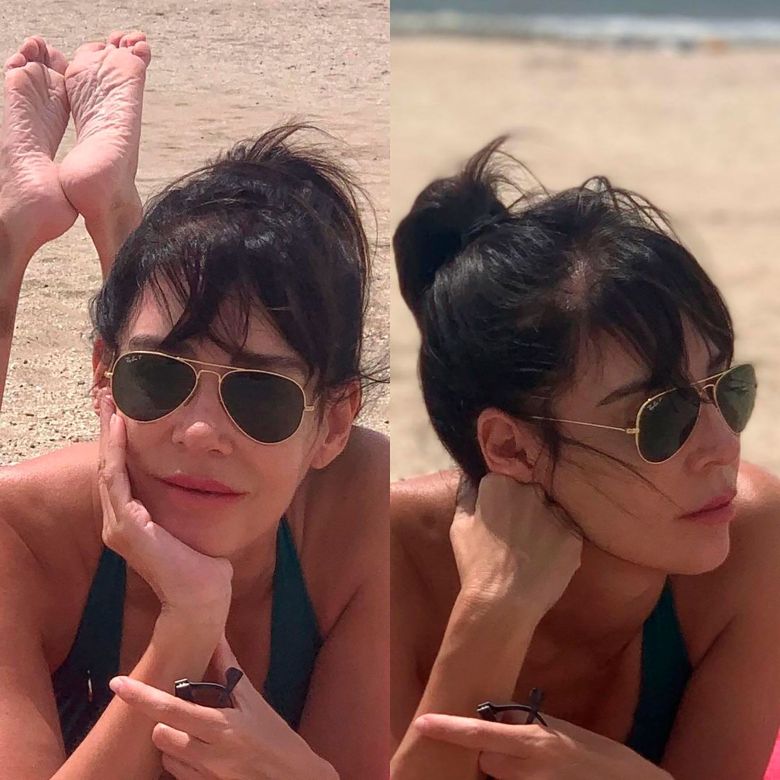 Las fotos de Paola Krum enamorada en la playa: cuando las segundas oportunidades triunfan