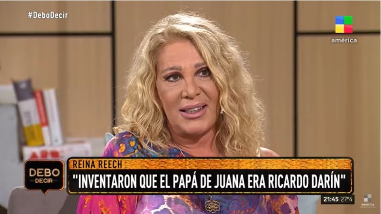 Reina Reech implacable con el rumor que decía que el padre de Juana Repetto era Ricardo Darín: “Fue perverso”