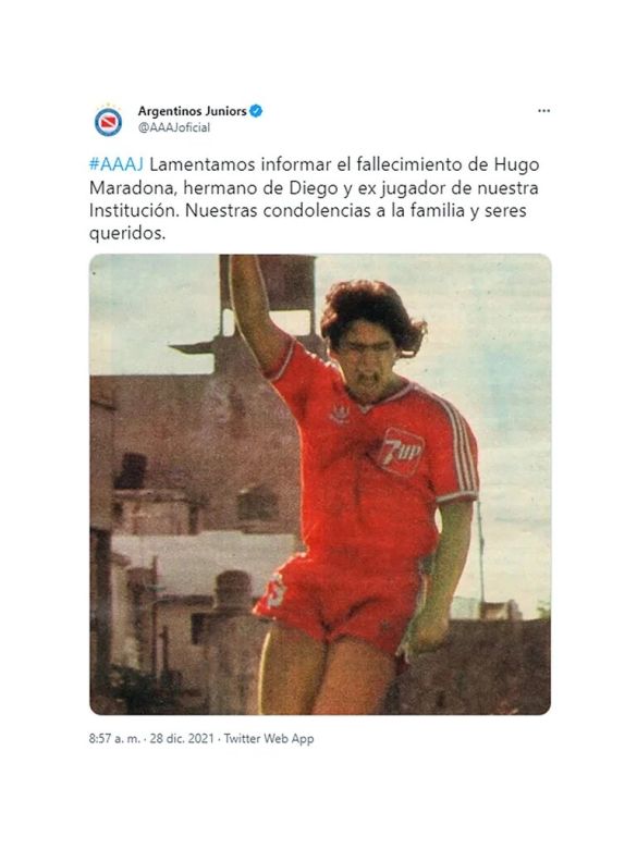 Dolor por la muerte de Hugo Maradona: el mensaje de Dalma y el profundo recuerdo de Gianinna, su ahijada