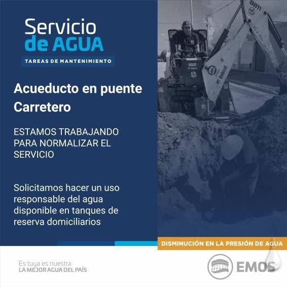 EMOS informa que el servicio ya se encuentra normalizado