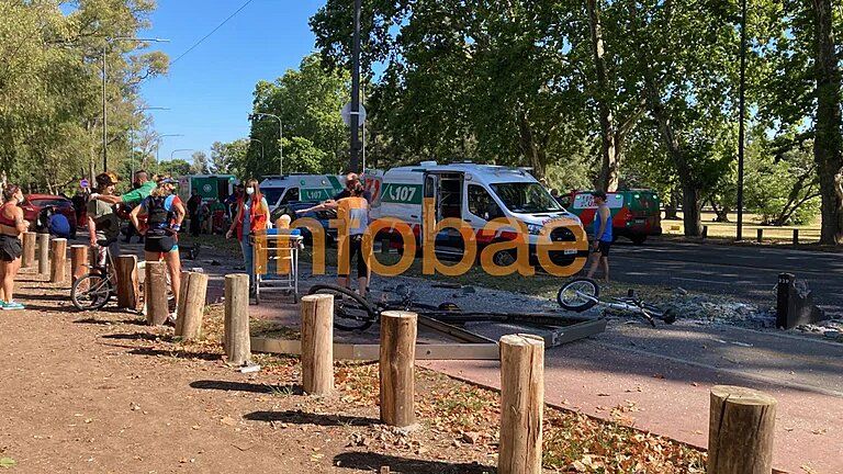 Locura en los Bosques de Palermo: un conductor atropelló a ciclistas y runners, mató a una mujer y huyó