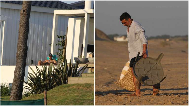 Las vacaciones de Sergio Agüero y Ezequiel Lavezzi en Punta del Este: mansión con vista al mar y kit playero completo