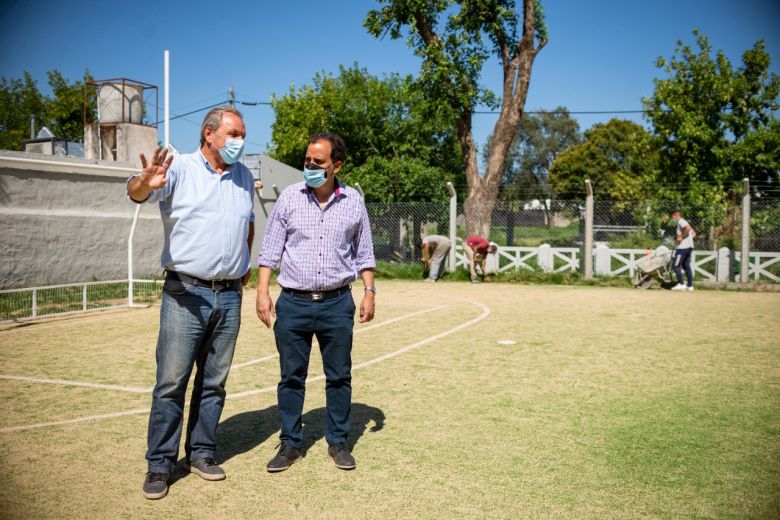 Presupuesto Participativo: Llamosas recorrió las obras en el Ex Matadero