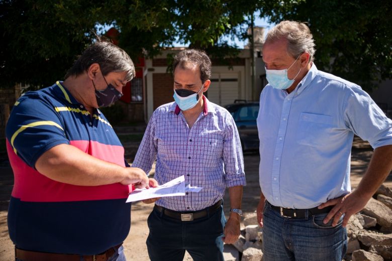 Presupuesto Participativo: Llamosas recorrió las obras en el Ex Matadero