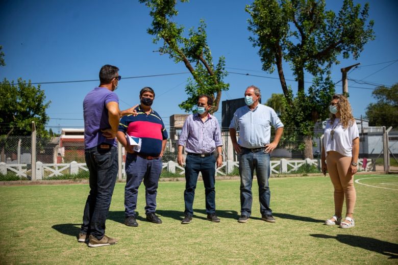 Presupuesto Participativo: Llamosas recorrió las obras en el Ex Matadero