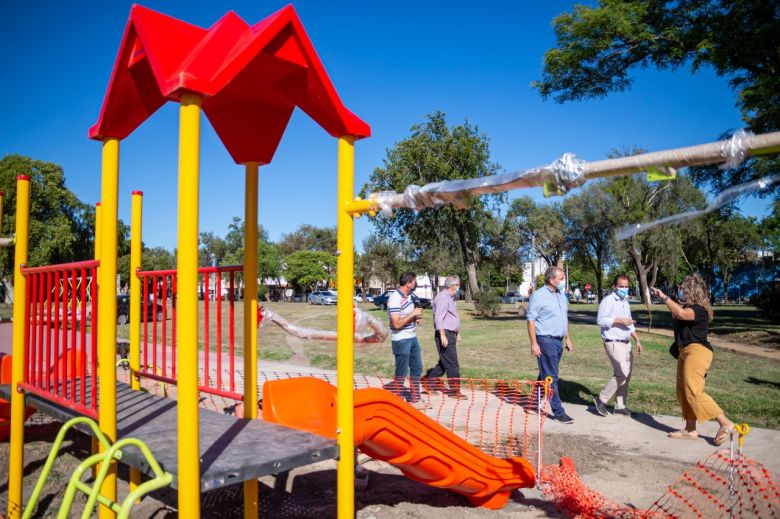 Presupuesto Participativo: Llamosas recorrió las obras en El Andino