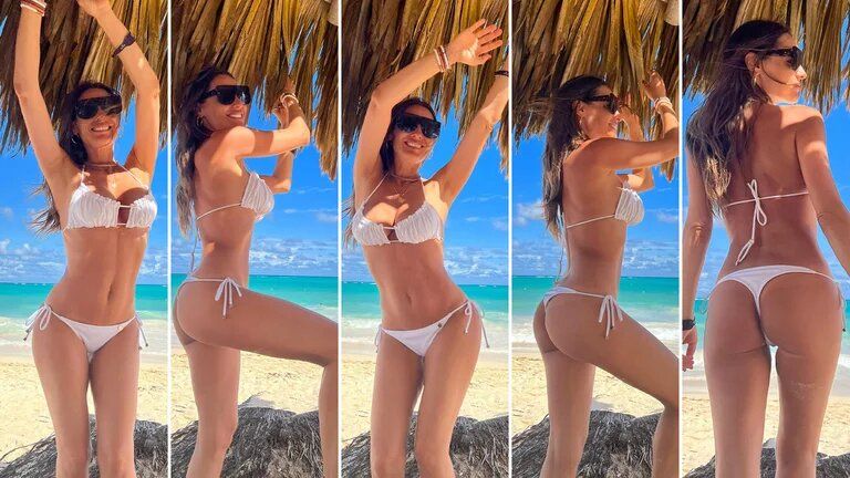 Las vacaciones de Pampita en Punta Cana: playa, diversión y mucha moda