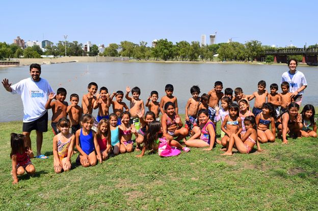 Terminó la colonia de vacaciones de la Provincia en los azudes