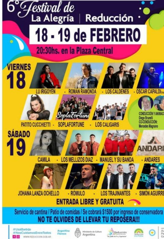 Toda la cobertura del Festival de la Alegría en Reducción por Radio Río Cuarto