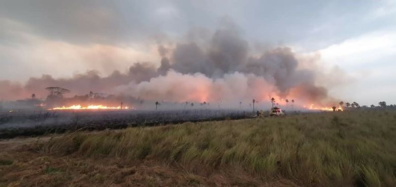 Luego de una semana de trabajo de bomberos en Corrientes, regresan los cuarteles a sus localidades 