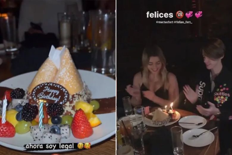 Marta y Felipe Fort celebran su cumpleaños en Los Ángeles, acompañados por familiares y amigos