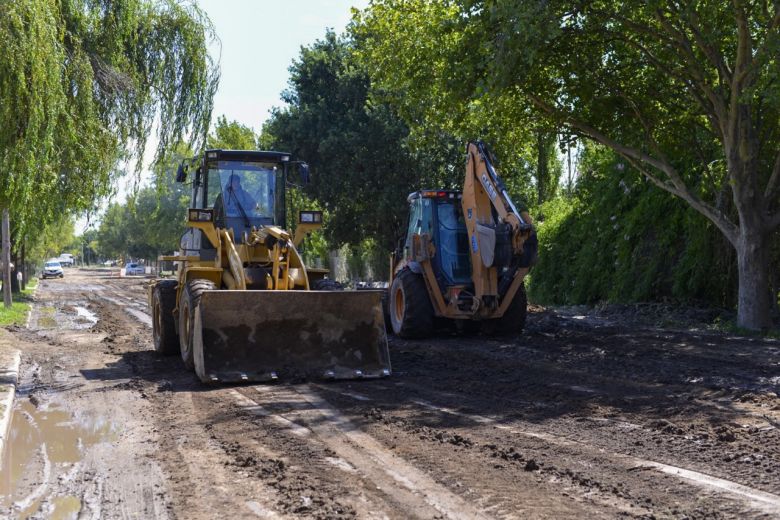 Colector Noreste: avanzan los trabajos para dotar de cloacas a 12 barrios de Banda Norte