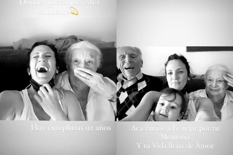 El emotivo recuerdo de Paula Chaves por el cumpleaños de su abuela: “El cielo está de fiesta”