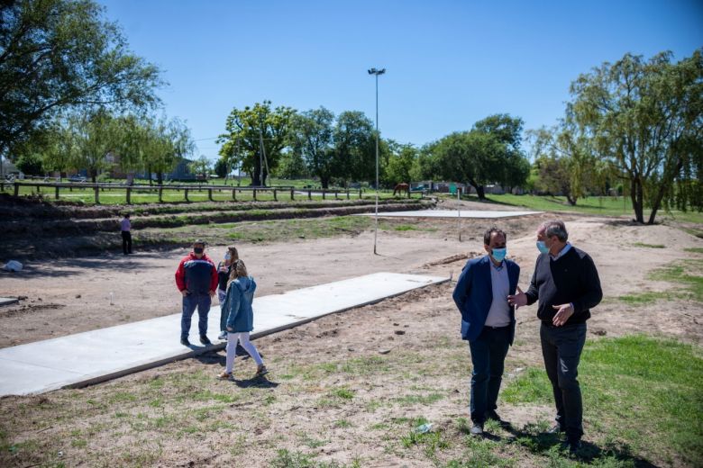 Se inauguró la obra 150 del Presupuesto Participativo Municipal en la costanera norte de Río Cuarto