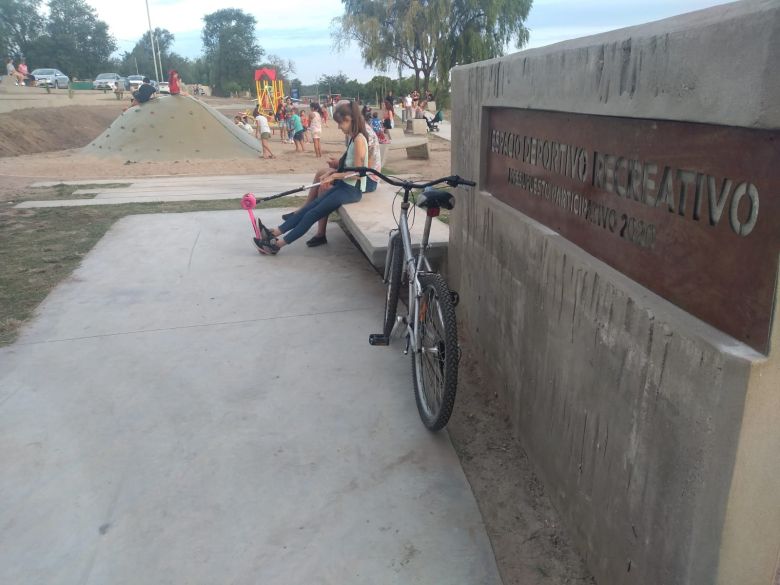 Se inauguró la obra 150 del Presupuesto Participativo Municipal en la costanera norte de Río Cuarto