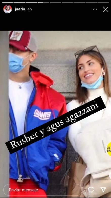 Vieron a Rusherking con una modelo argentina y ex de otro cantante en Madrid