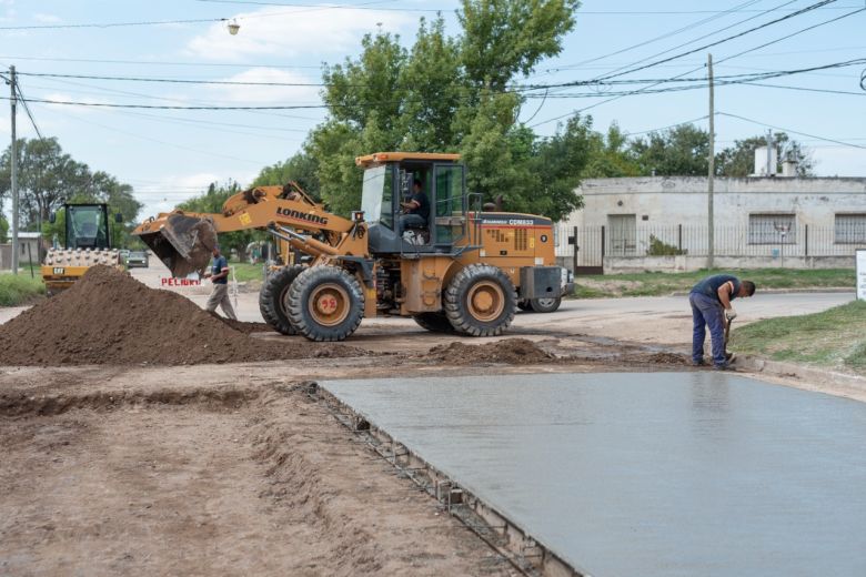 Plan de Pavimentación: avanza la obra de calle Cuba en Banda Norte