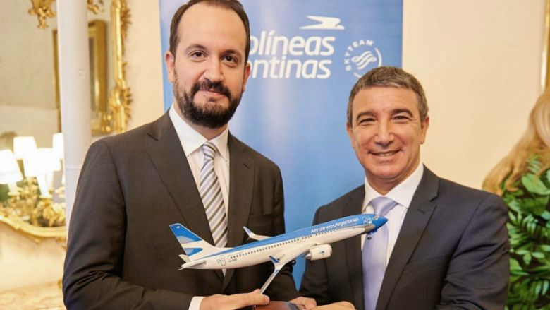 Aerolíneas Argentinas presentó el relanzamiento de sus vuelos directos a Italia